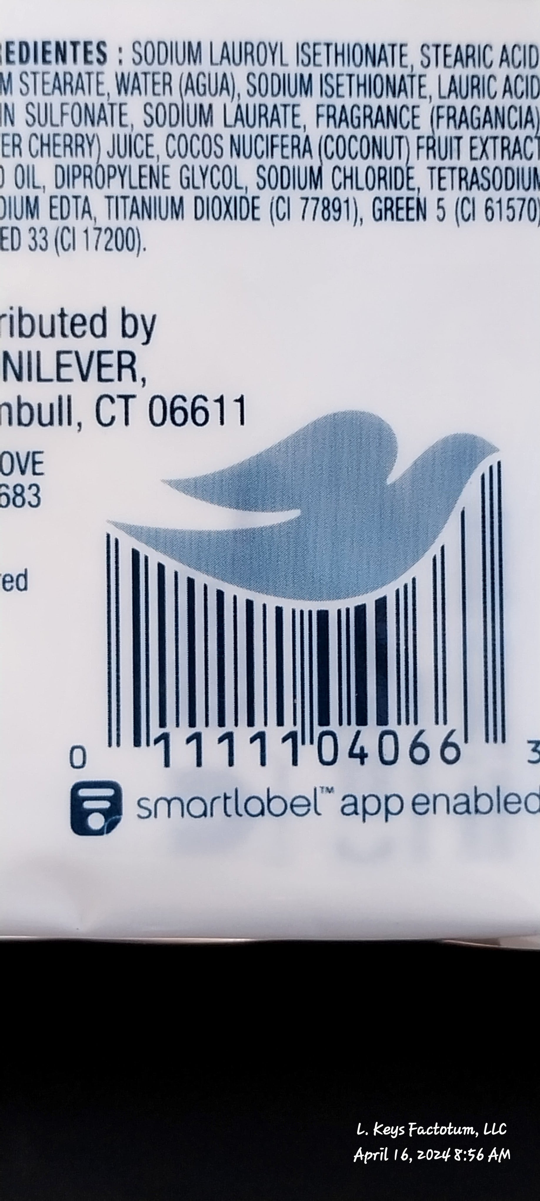 5 Pack Dove Bar Soap